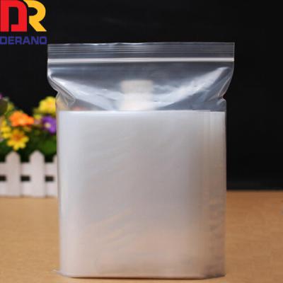 China 100% BIODEGRADABLE Biodegradable Food Grade LDPE Zip Lock Bags Clear Resealable Zipper Handle Seal Bags Plastic Bag With Zip for sale