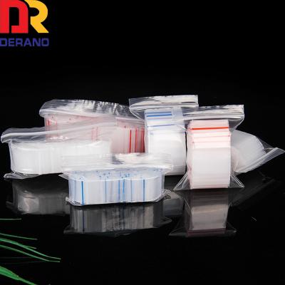 China Security LDPE Type Top Apple And Sealing And Plastic Zipper Handle Mini Zip Lock Bags for sale