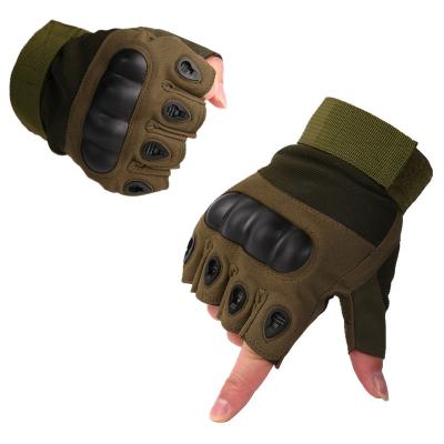 China Comfortable Outdoor Tactical Sport And Entertainment Half-Fingered Fingerless Tactical Gloves for sale