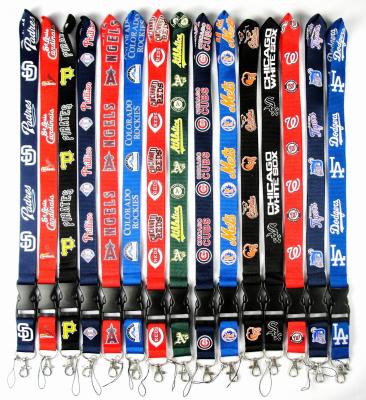 China Types Lower Price Cost Effective Custom Lanyard MLB Polyester Cell Phone Lanyard for sale