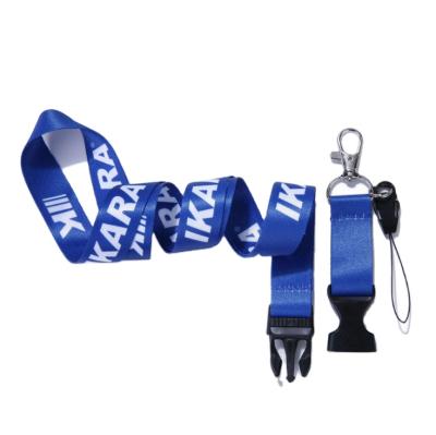 China Cell Phone Types Hot Selling Cost Effective Design ID Badge Polyester Loose Lanyard Sublimation With Logo Custom Printed for sale