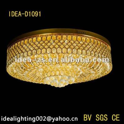 China Crytstal lead crystal hanging ligt for hotel or home, crystal ceiling light, crystal pendant lamp for sale