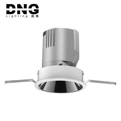 China DNG Direction Adjustable Light Supermarket Commercial Lighting Cob Down Light Ceiling Led Dali Recessed Light LED Downlights for sale