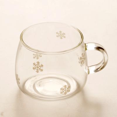 China Eco Friendly Sustainable Clear Transparent Reusable Coffee Fashion Glass Cup for sale