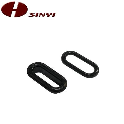 China Garment Accessory Plastic Oval Eyelet With Seal for sale