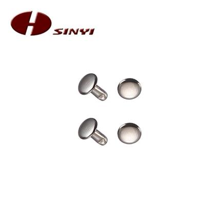 China Fix on fabric or leather rivet bucket screw tubular_rivets for sale