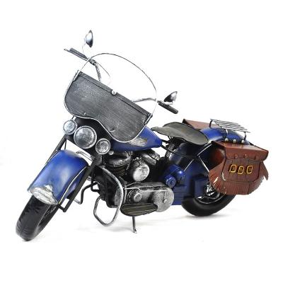 China TM040 Europe Handmade Metal Art Craft Vintage Metal Motorcycle Model For Home Office Household Decoration for sale