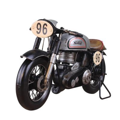 China Craft Home Gift Metal Motorbike Europe Vintage Decor Antique 1962 Motorcycles Model Art Collection 1:12 Scale Decoration Accessories for sale