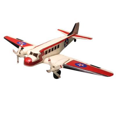 China Retro Airplane Europe Vintage Iron Aircraft Model Figurines FY231 49CM Metal Picture Props Bar Office Cafe Home Decorations for sale