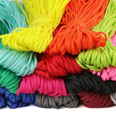 China 4mm skein packing 7 inner cores paracord 550lbs parachute cord for survival bracelet 100feet TC-017-1 for sale