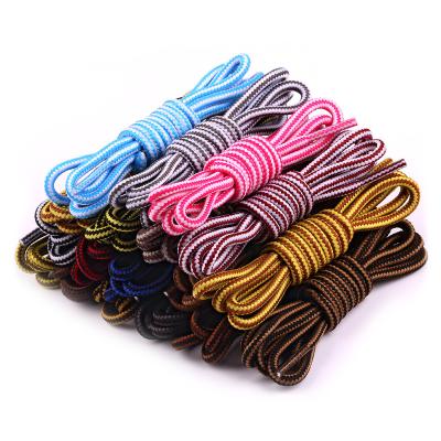 China Flat Round Outdoor Rising Laces Dot Two Tone Shoe Laces For Rising Shoe Laces For Boots for sale