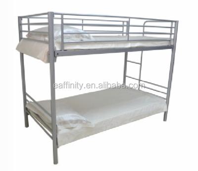 China Metal Twin Bunk Bed Bedroom Furniture Kids Use Above Twin Bunk Bed for sale