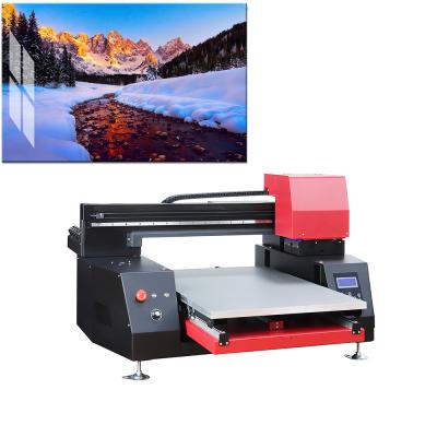 China Automatic Cotton T-shirts Promotion Price DTG UV Printer 60*90 Three Heads XP600 Direct For Acrylic Wooden Board 3D UV Inkjet Printer for sale