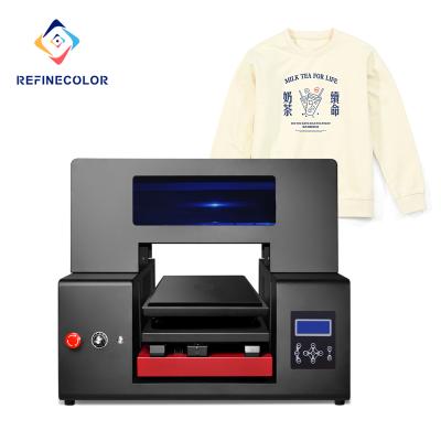 China Printing Pictures on Fabrics RFC A3 T-shirt Shoes Logo Printer Apparel Tee Shirt Printing Machine for sale