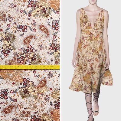 China 200g Rayon Knitting  Digital Print Fabric Inkjet 58'' Spandex For Dress for sale