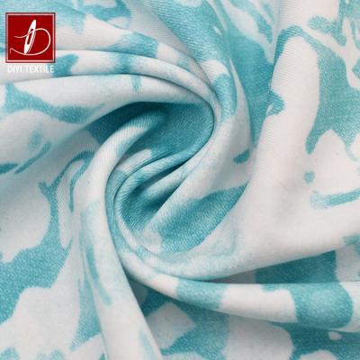 China Polyester Spandex Digital Print Fabric 4 Way Stretch Lululemon For Swimwear for sale