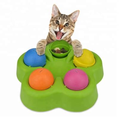 China Toprank new design pet IQ interactive toys cat treat dispenser interactive pet toys for sale