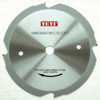 China Industrial Use 184mm x 4T PCD Saw Blade / Fiber Cement Saw Blade for sale