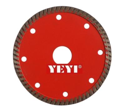 China 105mm Diamond Saw Blades Sintered Turbo Type For Heavy Duty Cutting Granite for sale