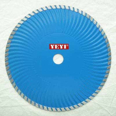 China 12 Inch Diamond Turbo Wave Blade For Cutting Concrete , Terrazzo , Refractory for sale