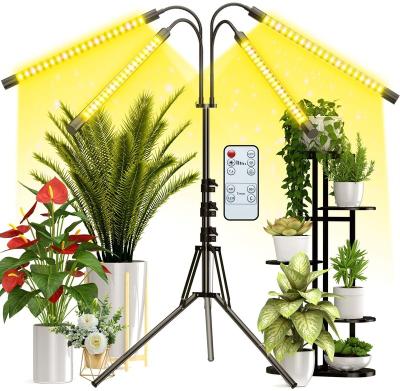 China Seed Starting Hydroponic Stand Dimmable Flower Booster Remote Control Greenhouse Grow Light Full Spectrum Indoor Plants Led Grow Lights for sale