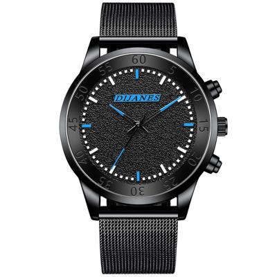 China Luxury Stainless Steel Mesh Strap Watch Quartz Charm Simple Men's Watch Fashion COMPASS Men's Wristwatch for Men for sale