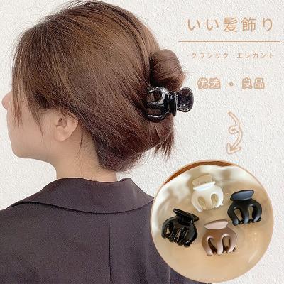 China Small Geometric Anti-collapse Back Clip Female Hairpin Shark Clip High Ponytail Claw Clip Head Fixed Artifact Hairpin for sale