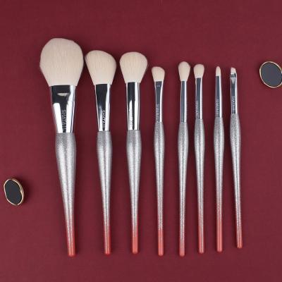 China Angular Blush Beginner Kit Full Face Low Quantity Cosmetic Best Value Makeup Brushes Free for sale