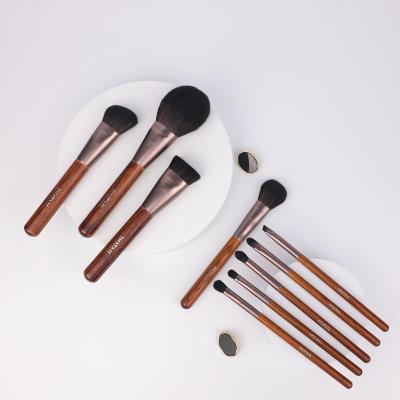 China Angular Blush High Quality Vegan 8Pcs Factory Price Best Makeup Brush Set for sale