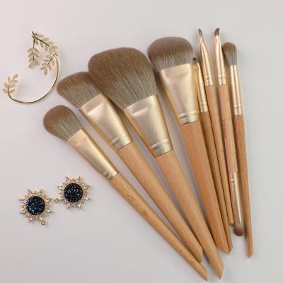 China Angular Blush Best Selling Goods Using Logo Premium Brushes Makeup Private Set Custom Label for sale