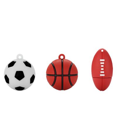 China PV Amusement Dongle Usb Flash Drive With Logo Basketball Football Car for sale