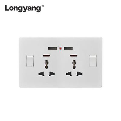 China Residential / General Purpose Twin 13A Outlet 13 Amp Wall 220V Explosion Proof Socket for sale