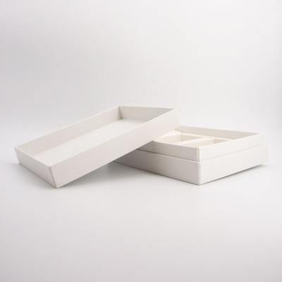 China Recyclable High Quality Universal Packaging Craft White Paper Jewelry Storage Box for sale