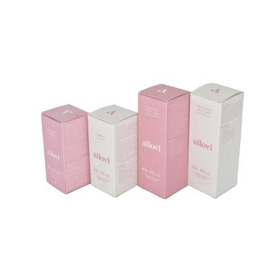 China Recyclable Color Printing Logo Folding Carton Box Packaging Boxes Custom Cosmetic Box for sale