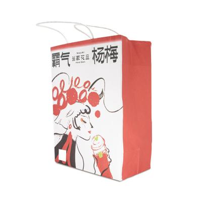 China Recyclable Luxury Customized Logo Printed Color Printing Cardboard Paper Gift Bags Custom Shopping Kraft Paper Bags for sale