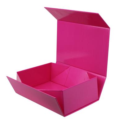 China China Factory Wholesale Custom Recyclable Luxury Flat Cardboard Gift Folding Paper Box for sale