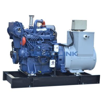 China Standby Marine Generator 75kw 100HP Dual Start Powered By Weichai Engine WP4CD100E200 Cheap Price CCFJ75Y-ELC for sale