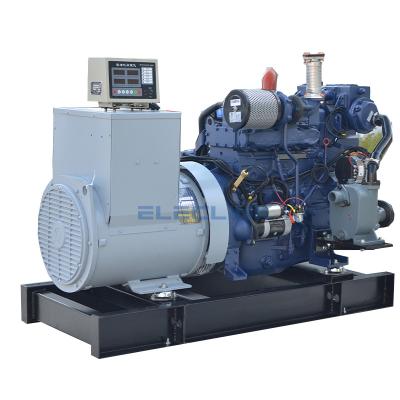 China From Sea 24kw 33HP China Weichai Small Water Cooled Engine D226B-3CD Marine Generator With CCS Certificate For Fishing Trawler CCFJ24Y-ELC for sale