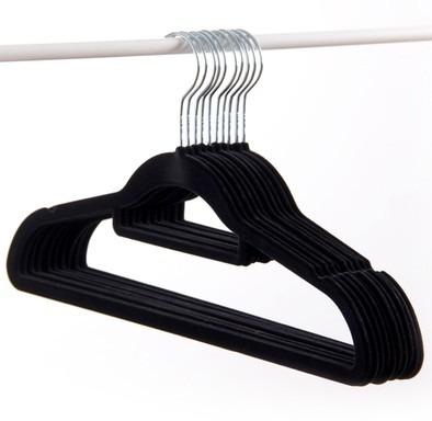 China Other Plastic Velvet Coat Hanger From Chinese Supplier Fur Coat Hanger for sale