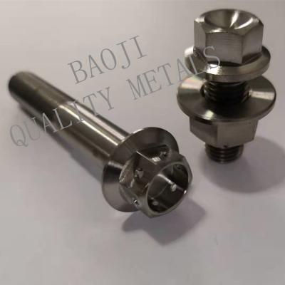 China GR5 M10 Titanium Standard Parts Bolt CNC Machined For Sport Equipments for sale