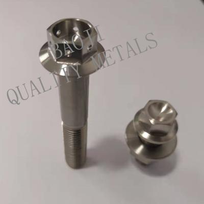 China DIN127 Gr5 Titanium Standard Parts , M8 Titanium Stud Bolt 1.25x45 Size for sale