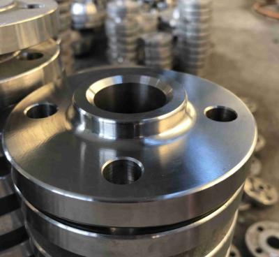 China Titanium GR1 GR5 Long Welding Neck Flange WN CL600 ASME SB381 Standard for sale