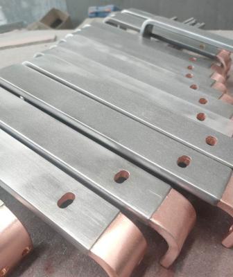 China Square Titanium Clad Copper Bar For Electrowinning Electroplating Electrolysis Te koop