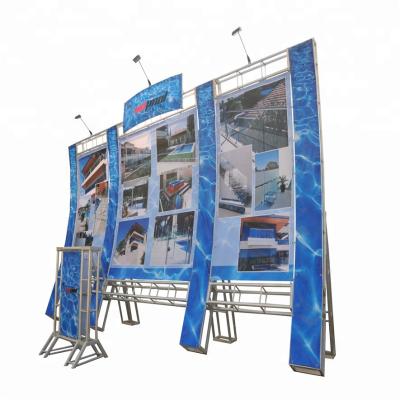 China Reusable Easy Installation Aluminum Structure Lighting Truss Exhibition Booth for sale