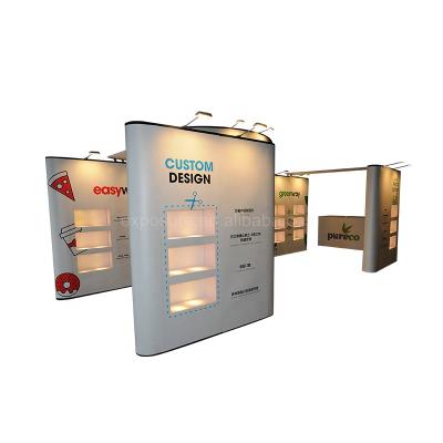 China China PVC Portable Wholesale Aluminum Display Trade Show Sale Display Pop Outdoor Backdrop Cost Effective for sale