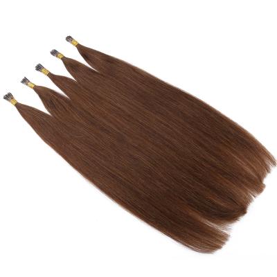 China Wholesale Silky Straight Wave Hair Extensions I Tip Raw Virgin Hair Extensions Display Hair Extensions Seller for sale