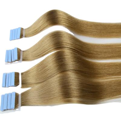 Κίνα Wholesale Silky Straight Russian Remy Tape Hair Extensions Double Drawn Wave Tape In Hair Extensions Virgin Hair Extension προς πώληση