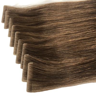 中国 Free Sample Remy Double Drawn Virgin Hair Injection Silky Straight Wave Tape In Hair Extensions 販売のため