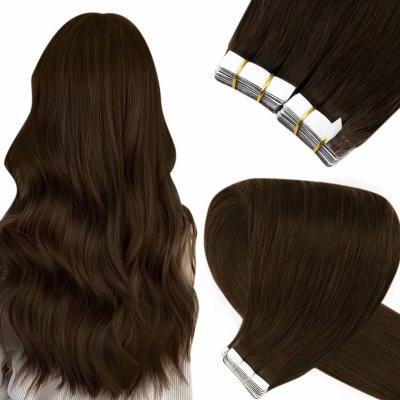 China Free Sample Wholesale High Quality Silky Straight Italian Keratin Raw Wave Hair Tape In Hair Extensions for sale