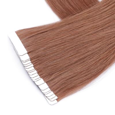 China European High Quality Silky Straight Wave Hair Tape In Extension Remy Tape Hair Extensions Natural Hairline en venta